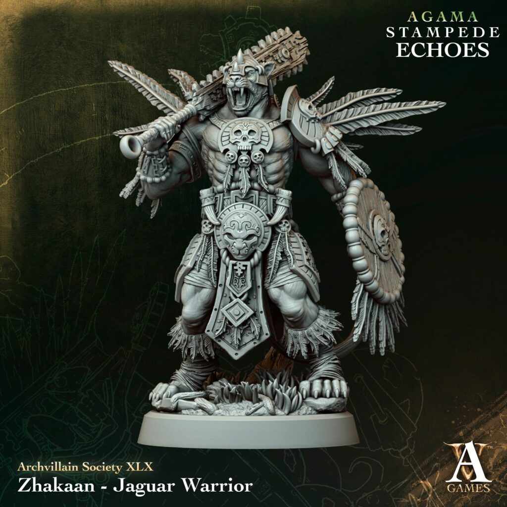 Figurka Zhakaan – Jaguar Warrior