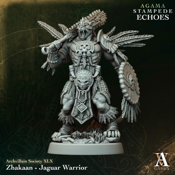 Figurka Zhakaan – Jaguar Warrior