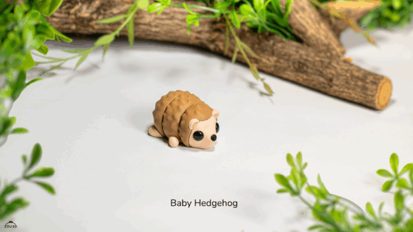 Baby Hedgehog – ruchoma figurka 3D FDM
