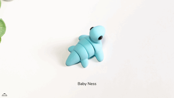Baby Ness – ruchoma figurka 3D FDM - obrazek 2
