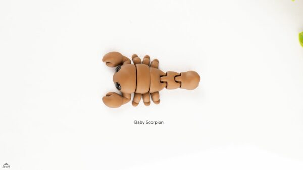 Baby Scorpion – ruchoma figurka 3D FDM - obrazek 2