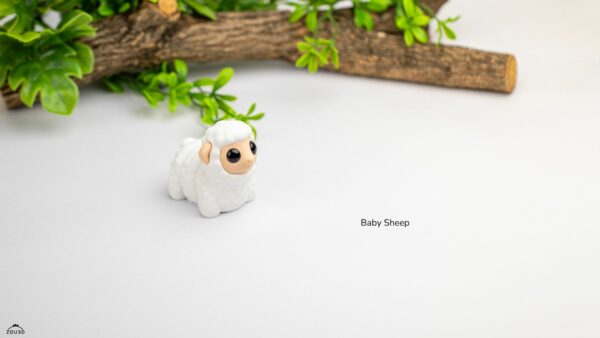 Baby Sheep – ruchoma figurka 3D FDM - obrazek 3