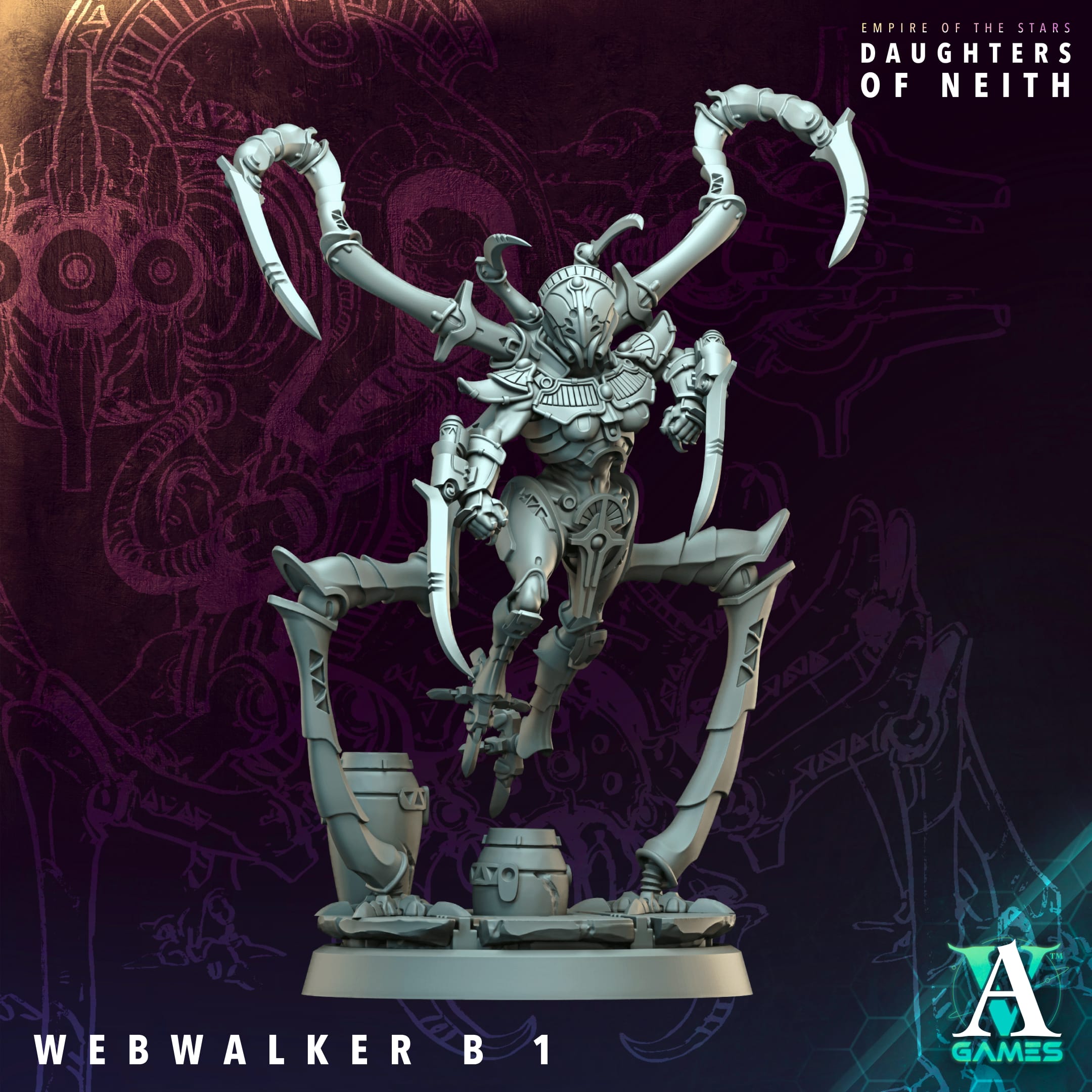 Zestaw 6 figurek Webwalkers Beta - obrazek 2