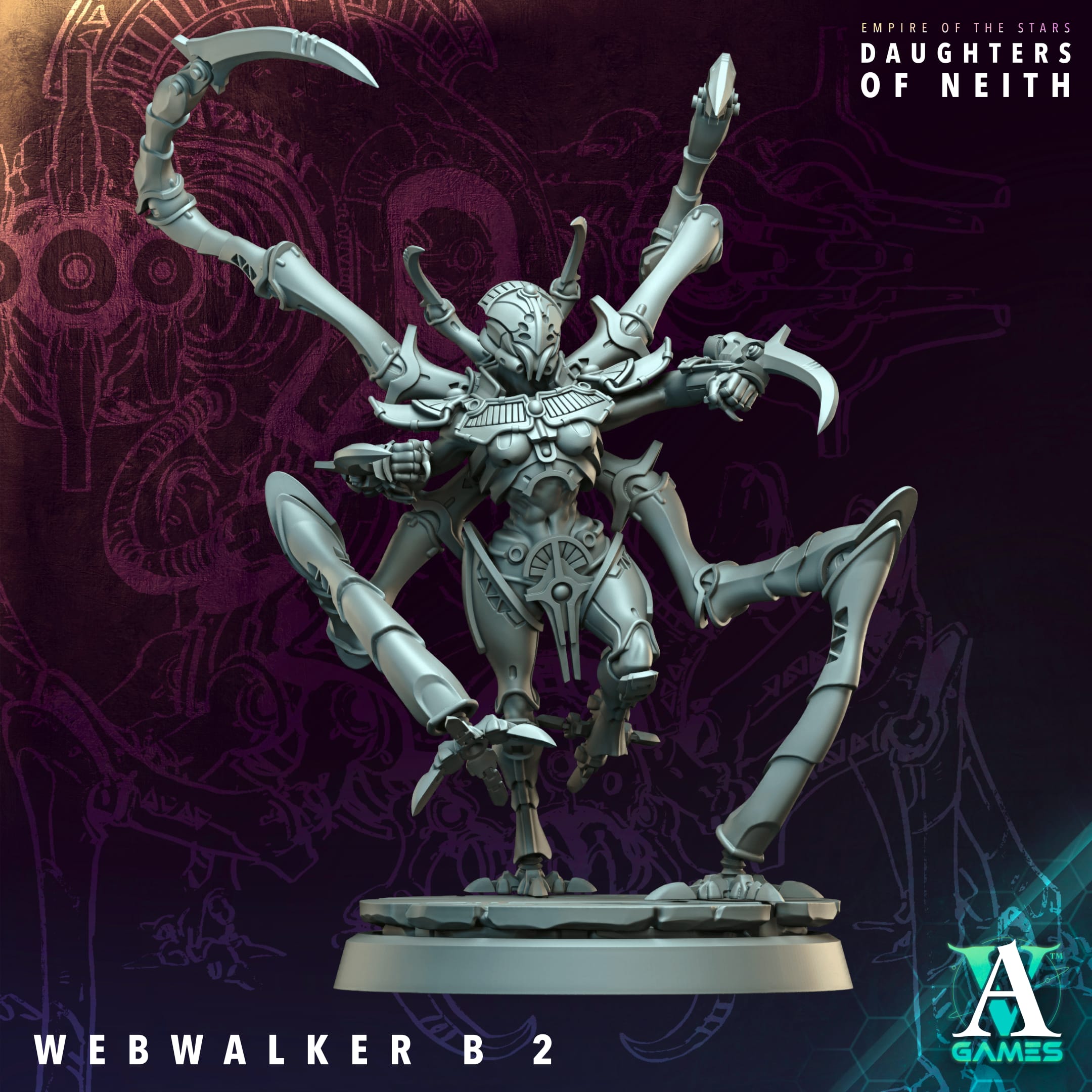 Zestaw 6 figurek Webwalkers Beta - obrazek 3