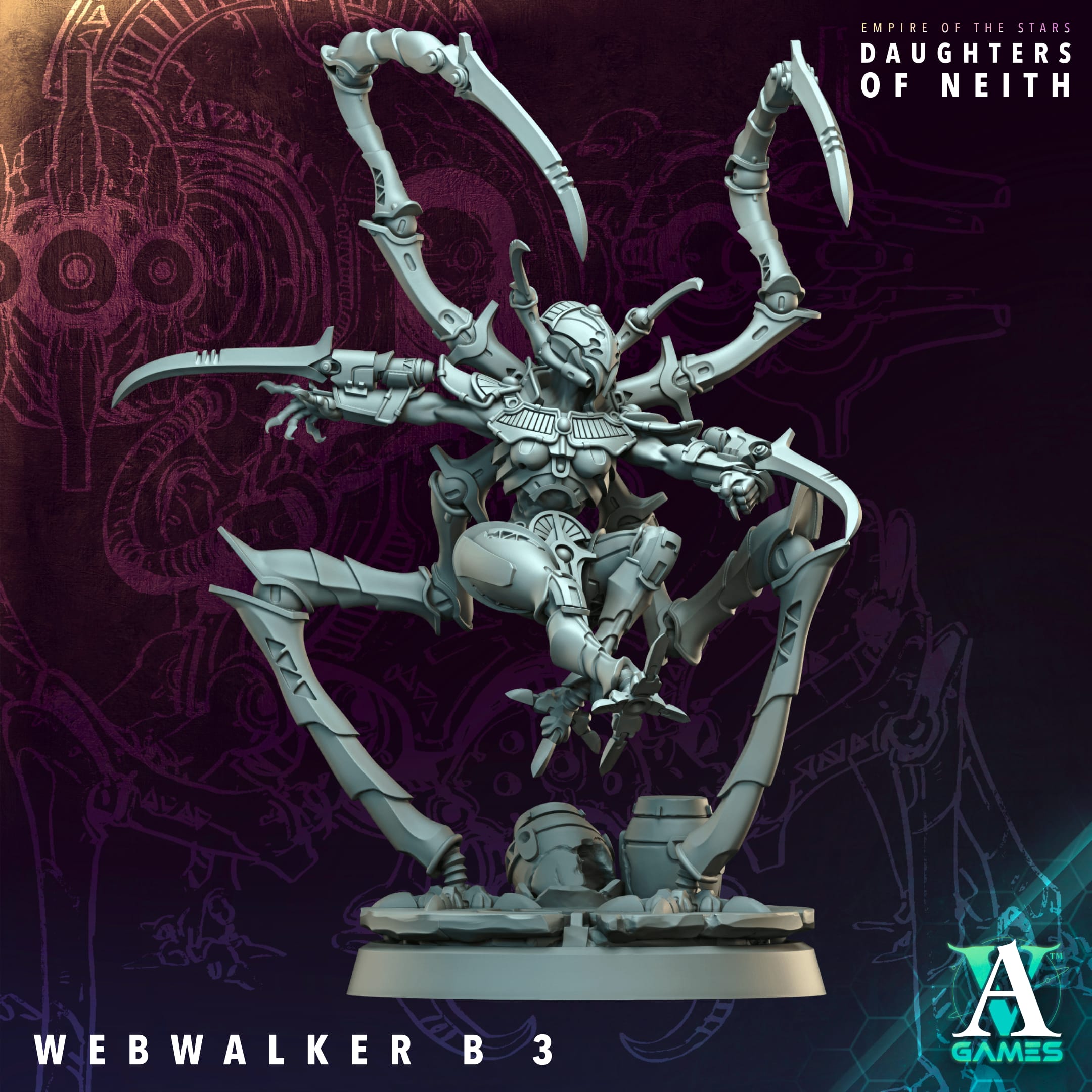 Zestaw 6 figurek Webwalkers Beta - obrazek 4