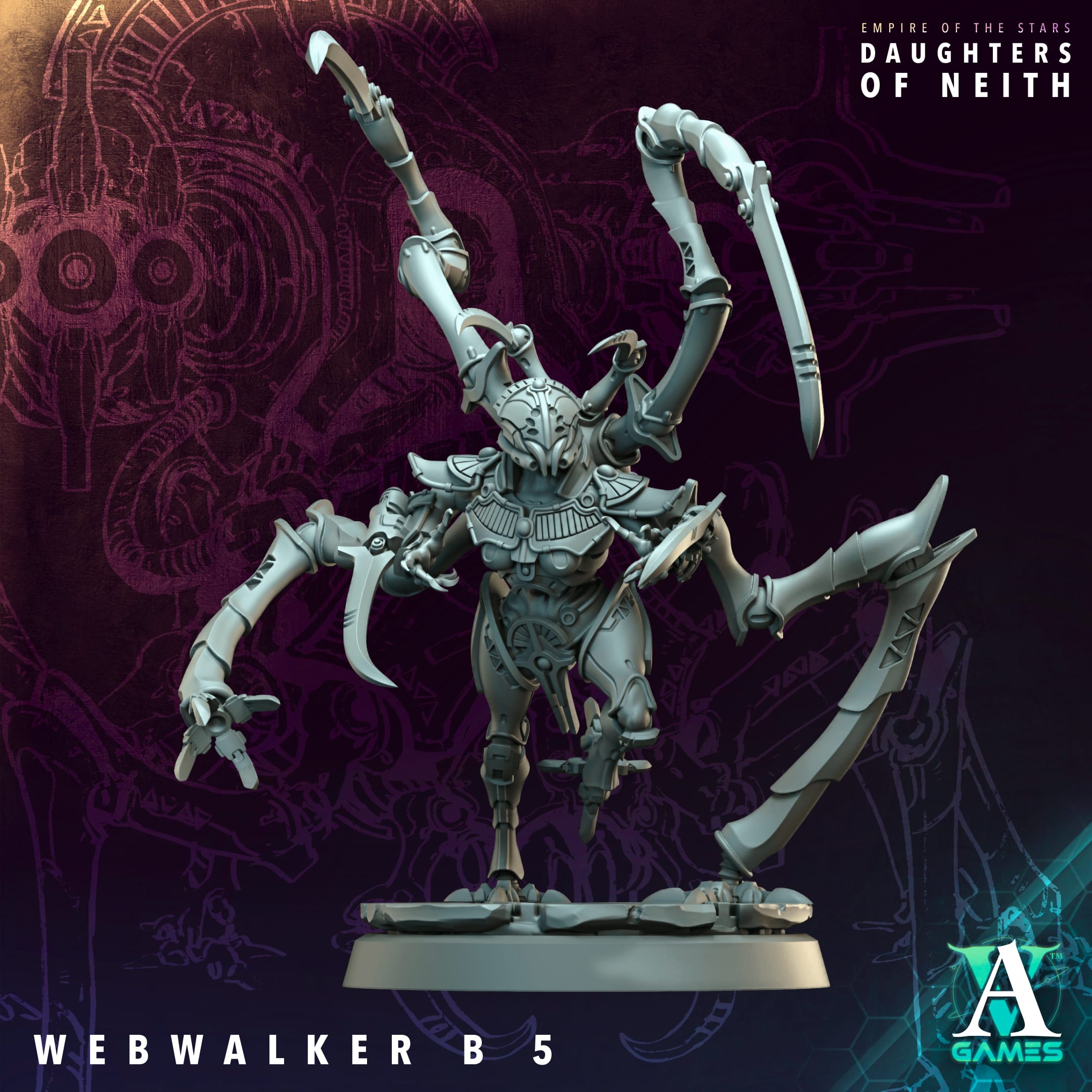 Zestaw 6 figurek Webwalkers Beta - obrazek 6