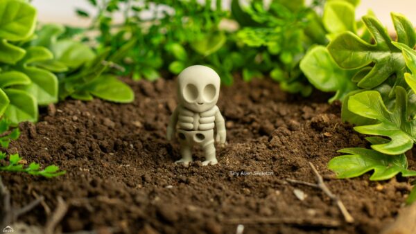 Tiny Alien Skeleton – ruchoma figurka 3D FDM - obrazek 3