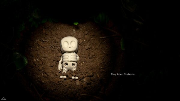 Tiny Alien Skeleton – ruchoma figurka 3D FDM - obrazek 12