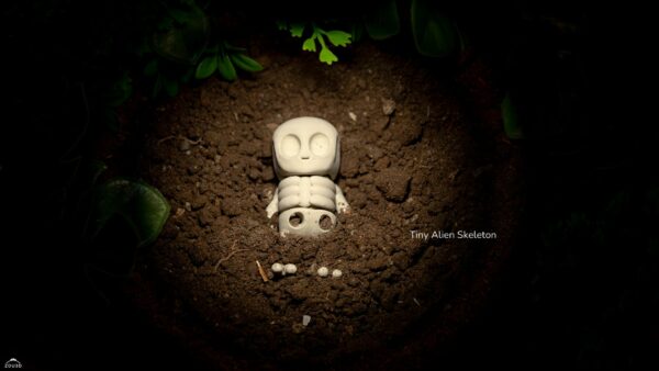 Tiny Alien Skeleton – ruchoma figurka 3D FDM - obrazek 13