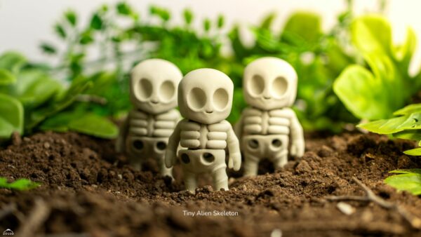 Tiny Alien Skeleton – ruchoma figurka 3D FDM - obrazek 5
