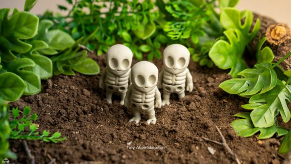Tiny Alien Skeleton – ruchoma figurka 3D FDM - obrazek 6