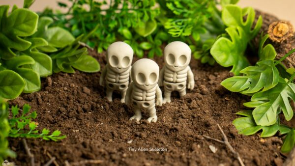 Tiny Alien Skeleton – ruchoma figurka 3D FDM - obrazek 7