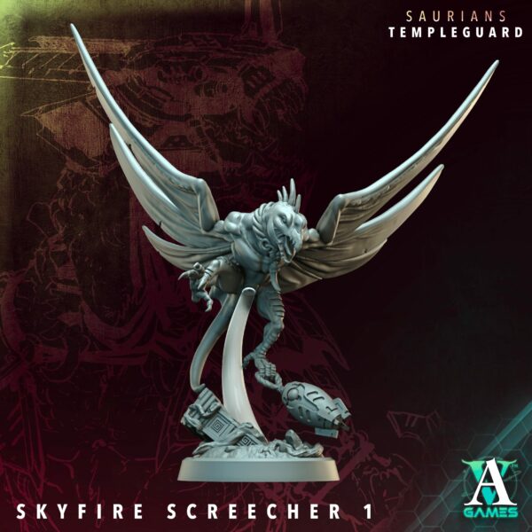 Saurians Templeguard – Skyfire Screechers (zestaw 3 figurek)
