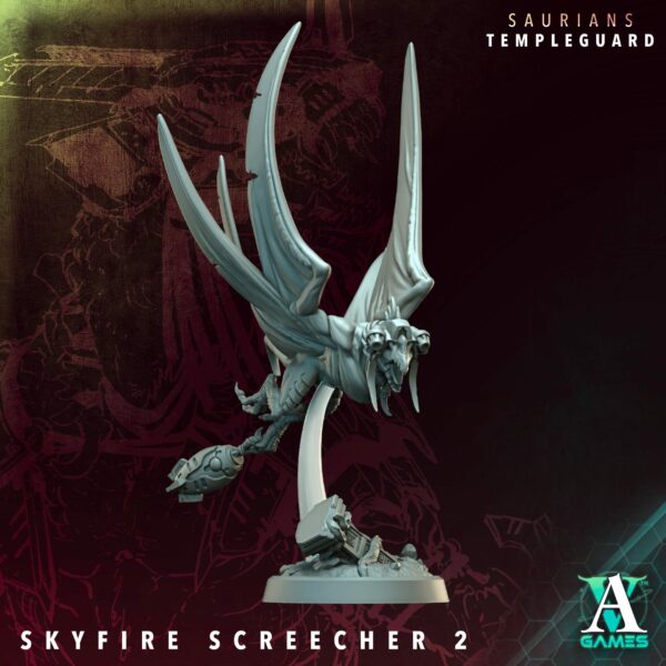 Saurians Templeguard – Skyfire Screechers (zestaw 3 figurek) - obrazek 2
