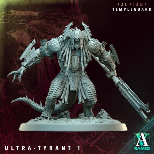 Saurians Templeguard – Ultra-Tyrants (zestaw 5 figurek)