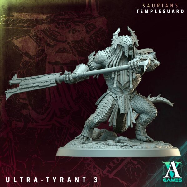 Saurians Templeguard – Ultra-Tyrants (zestaw 5 figurek) - obrazek 4