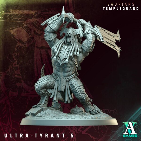Saurians Templeguard – Ultra-Tyrants (zestaw 5 figurek) - obrazek 2