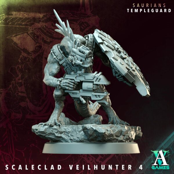 Saurians Templeguard – Scaleclad Veilhunters (zestaw 5 figurek)