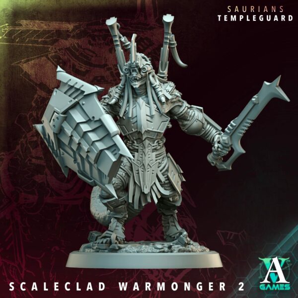 Saurians Templeguard – Scaleclad Warmongers (zestaw 6 figurek) - obrazek 2
