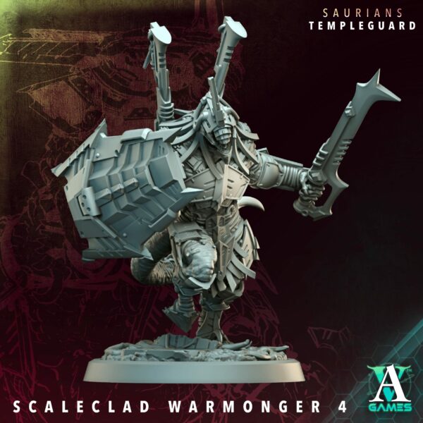 Saurians Templeguard – Scaleclad Warmongers (zestaw 6 figurek) - obrazek 4