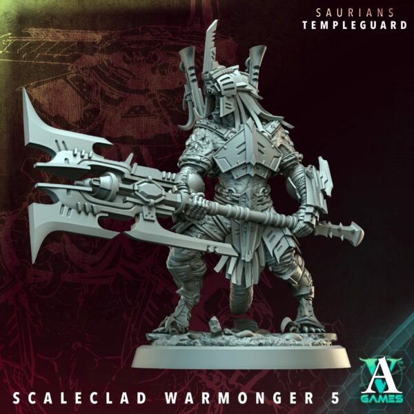 Saurians Templeguard – Scaleclad Warmongers (zestaw 6 figurek) - obrazek 5