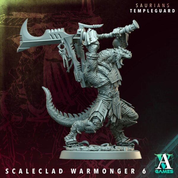 Saurians Templeguard – Scaleclad Warmongers (zestaw 6 figurek) - obrazek 6
