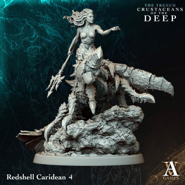 Redshell Caridean - Crustaceans of the Deep – zestaw 4 figurek - obrazek 4