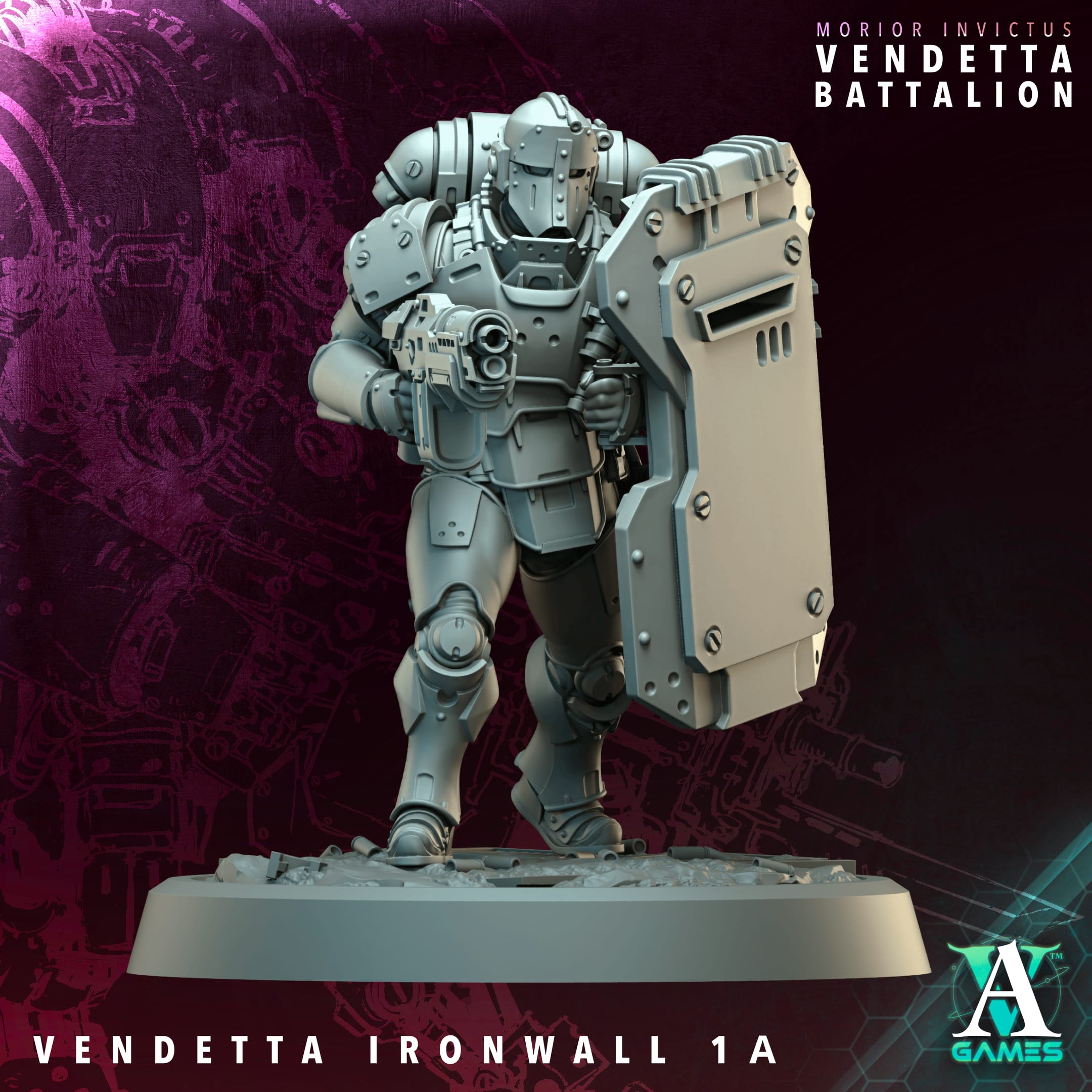Vendetta Ironwall Ranged Squad - zestaw 6 figurek - obrazek 2