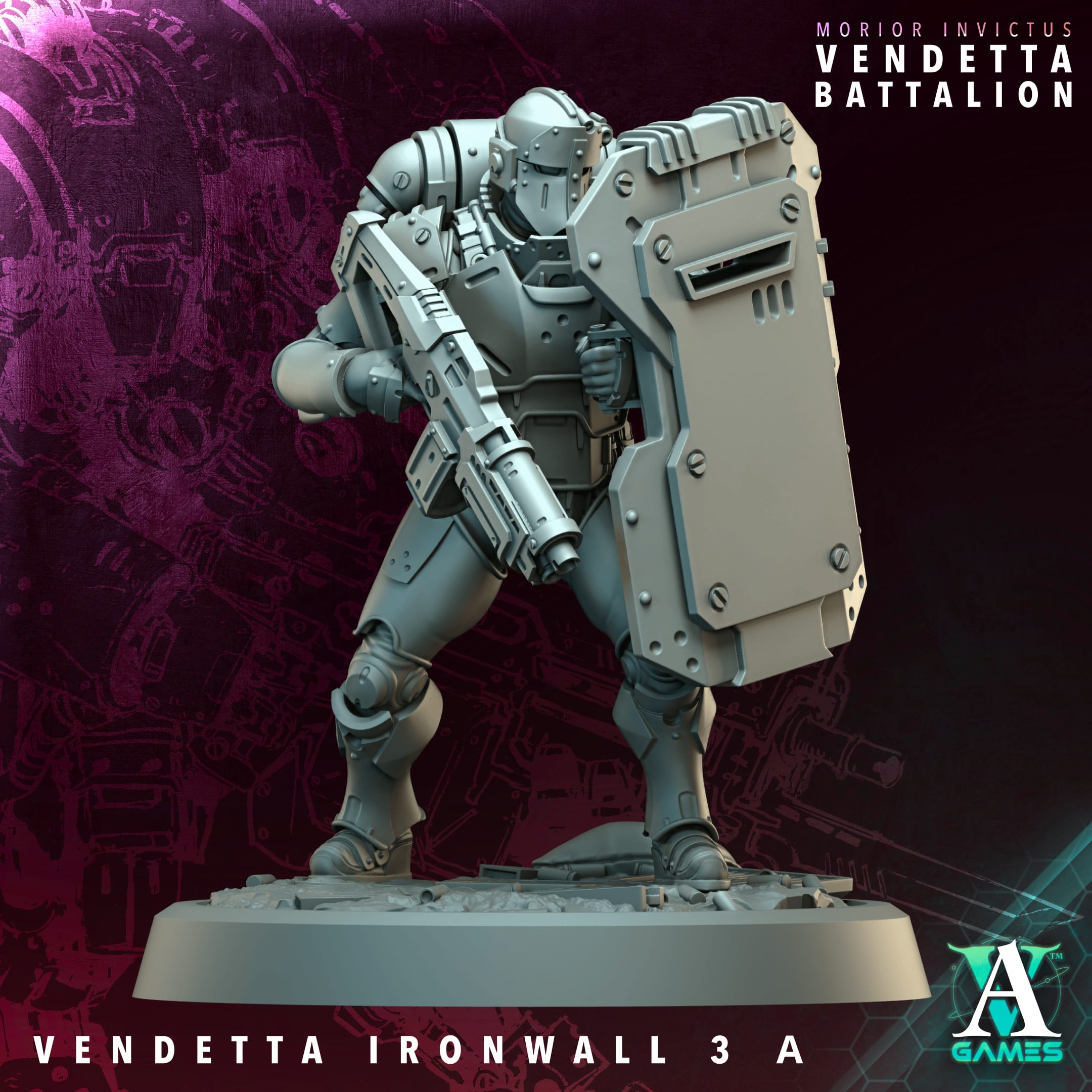 Vendetta Ironwall Ranged Squad - zestaw 6 figurek - obrazek 3