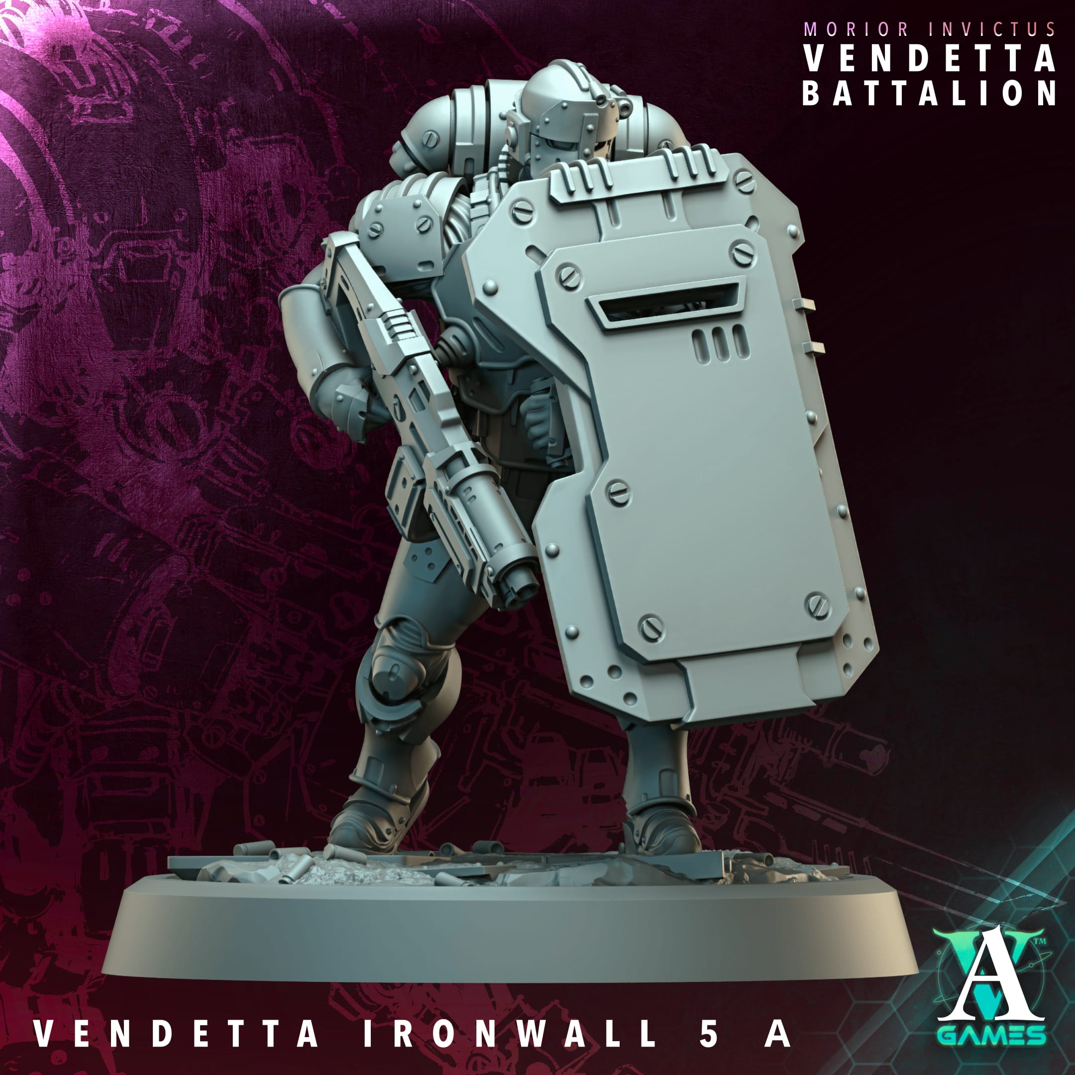 Vendetta Ironwall Ranged Squad - zestaw 6 figurek - obrazek 5