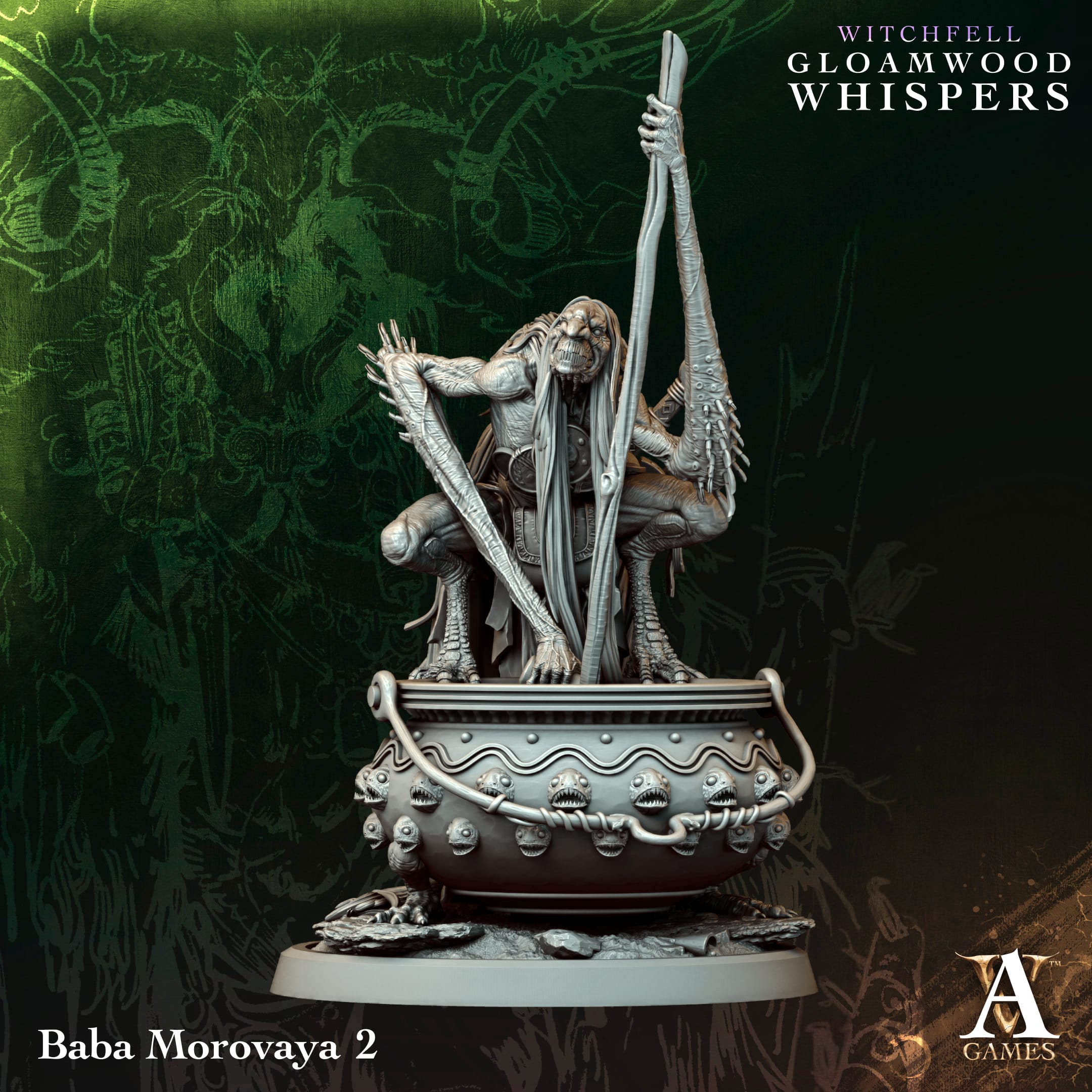 Baba Morovaya (zestaw 4 figurek) - Witchfell - Gloamwood Whispers - obrazek 3