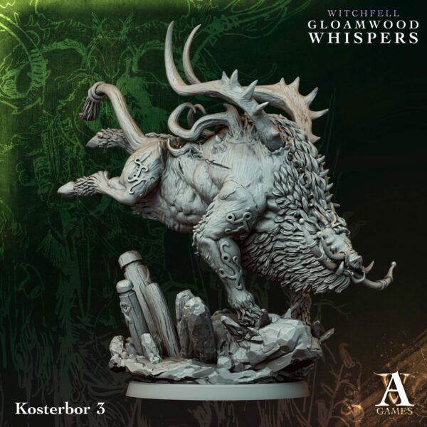 Kosterbor - zestaw czterech figurek - Witchfell - Gloamwood Whispers