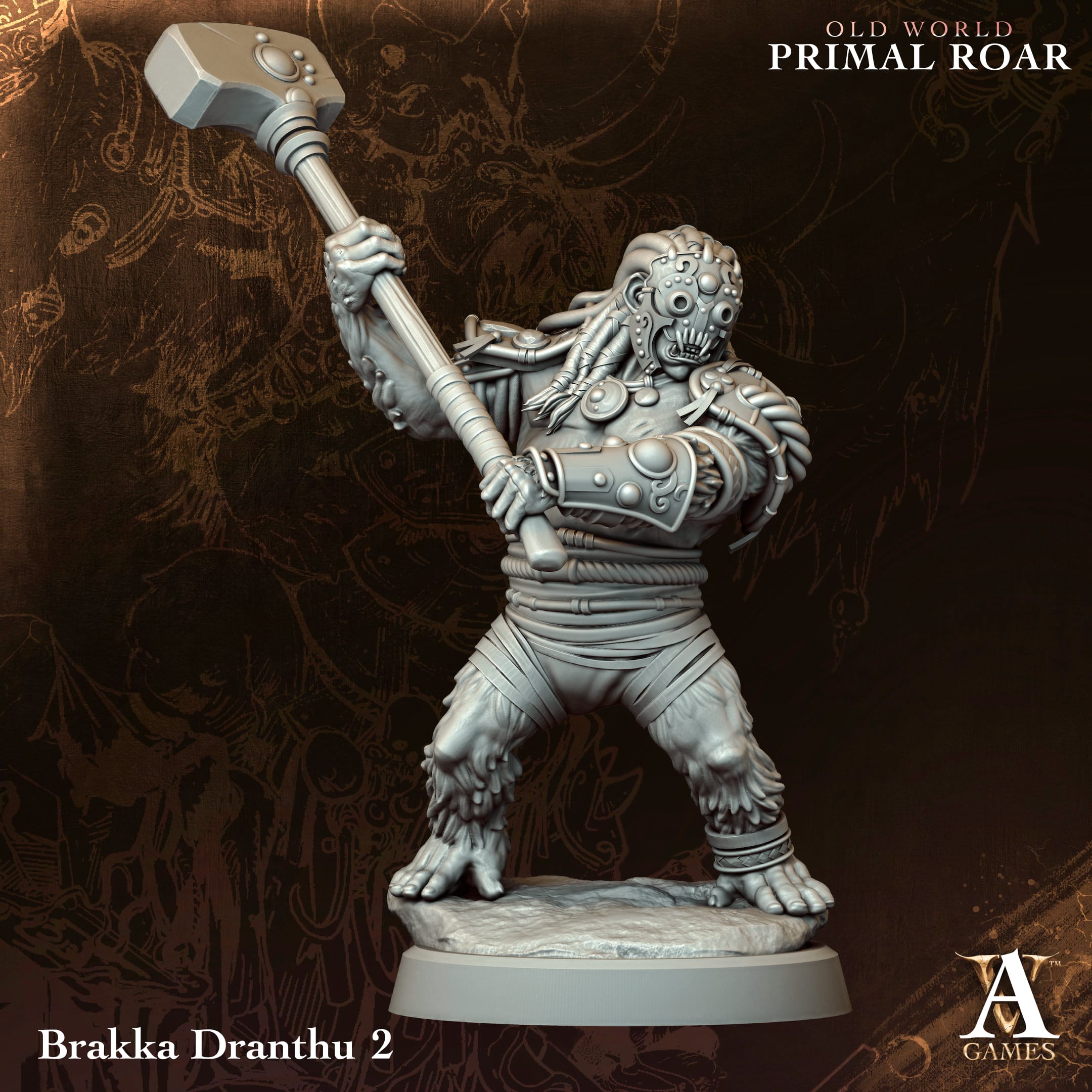 Brakka Dranthu Warband – Zestaw 4 Figurek – Old World Primal Roar