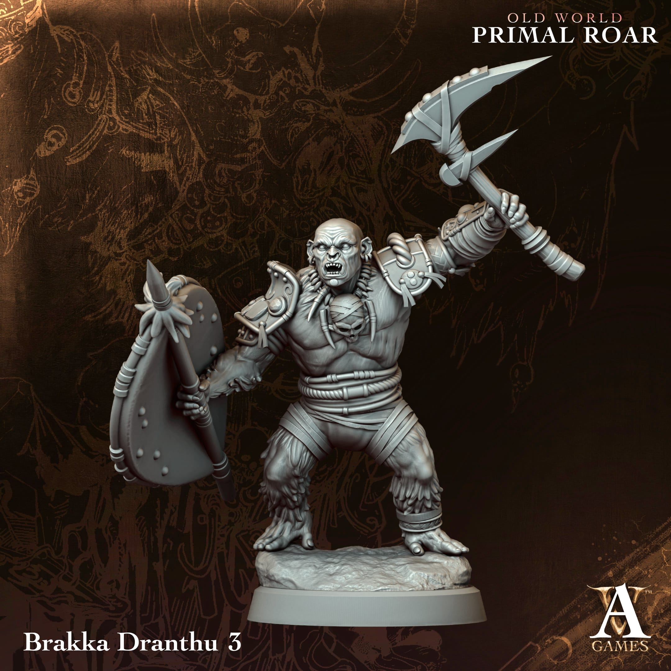 Brakka Dranthu Warband – Zestaw 4 Figurek – Old World Primal Roar - obrazek 3