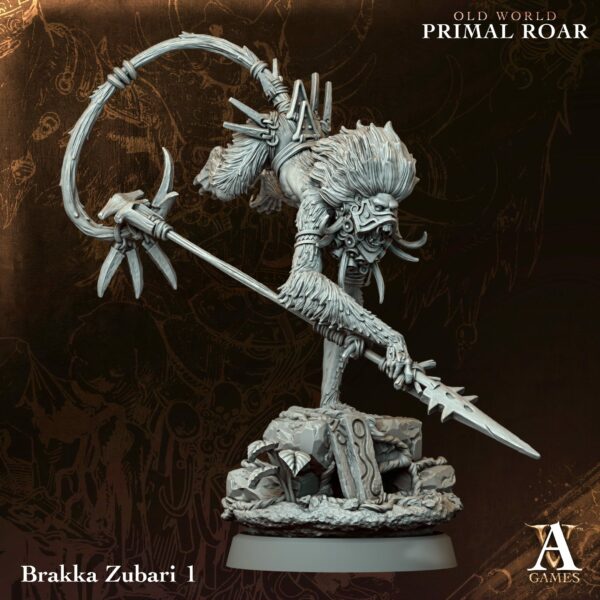 Brakka Zubari Warband – Zestaw 4 Figurek – Old World Primal Roar