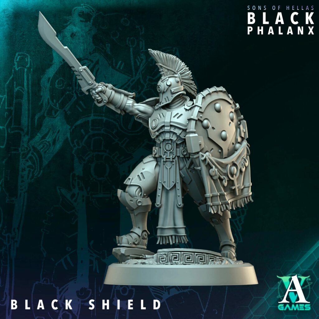 Black Phalanx Warband – Sons of Hellas – Zestaw 10 Figurek