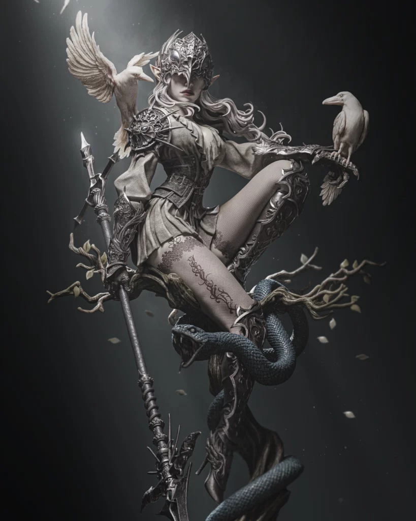 Lenora – Queen of Crows – Statuetka kolekcjonerska 1:6 ~42cm
