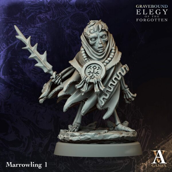 Marrowlings — zestaw 4 figurek - Gravebound - Elegy of the Forgotten