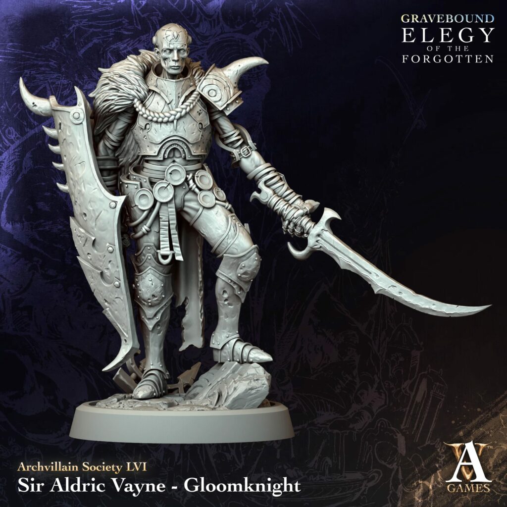 Sir Aldric Vayne – Gloomknight - Gravebound - Elegy of the Forgotten